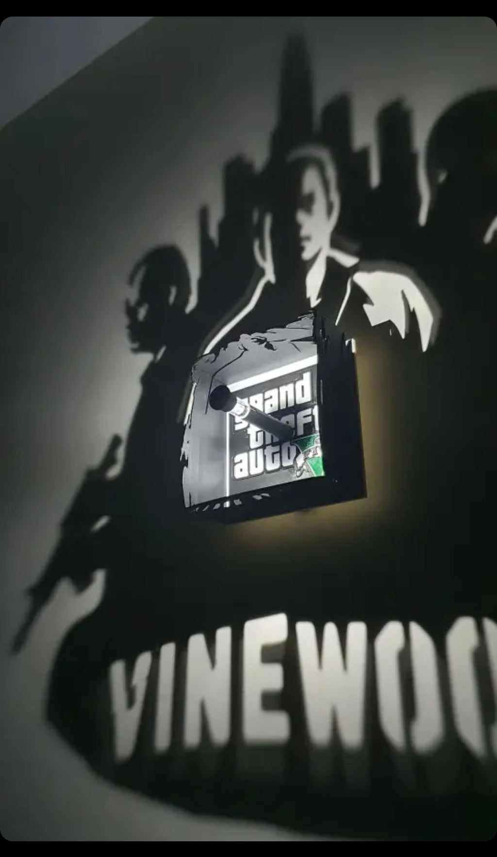 Lámpara de Pared GTA V – Gaming | Efecto Sombra LED