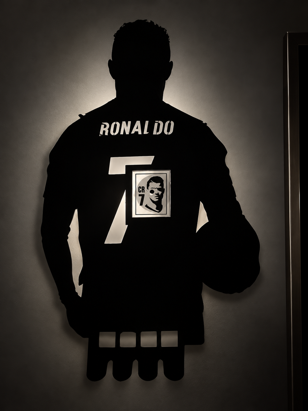 Lámpara de Pared CR7 Nº7 – Efecto Sombra LED